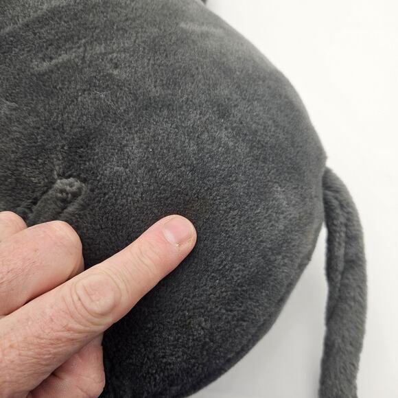 Folkmanis Large Elephant Plush Puppet Stuffed Animal 24" Realistic Trunk Tusks - Picture 13 of 16